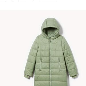 Kids Green Puffer Jacket